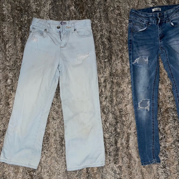 Girl jeans a size 10 Old Navy, Mudd and Sugar & Jade Good Condition. - Picture 5 of 11